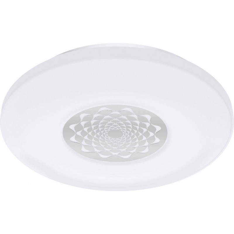 69,95 € Envoi gratuit | Plafonnier intérieur Eglo Capasso C 17W 2700K Lumière très chaude. Façonner Sphérique Ø 34 cm. Salle et salle à manger. Style moderne. Acier et Plastique. Couleur blanc, chromé et argent