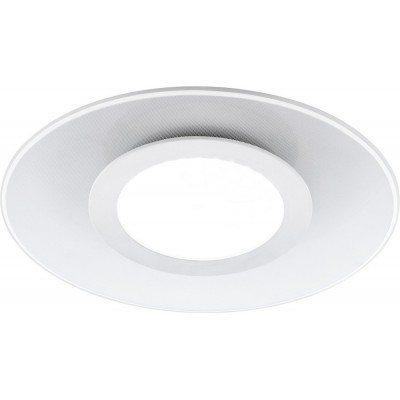 111,95 € Free Shipping | Indoor ceiling light Eglo Reducta 19W 3000K Warm light. Round Shape Ø 38 cm. Kitchen and bathroom. Modern Style. Aluminum and plastic. White and satin Color