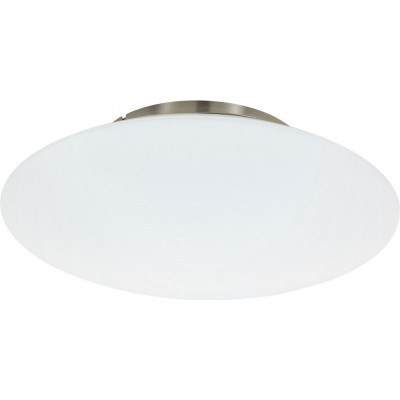 室内顶灯 Eglo Frattina C 27W 2700K 非常温暖的光. Ø 43 cm. 钢 和 塑料. 白色的, 镍 和 亚光镍 颜色