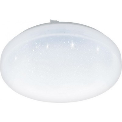 28,95 € Free Shipping | Indoor ceiling light Eglo Frania S 11.5W 3000K Warm light. Ø 28 cm. Steel and plastic. White Color