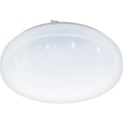26,95 € Free Shipping | Indoor ceiling light Eglo Frania S 11.5W 3000K Warm light. Round Shape Ø 28 cm. Kitchen and bathroom. Classic Style. Steel and plastic. White Color
