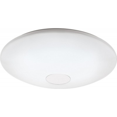 Plafón de interior Eglo Totari C 34W 2700K Luz muy cálida. Ø 58 cm. Acero y Plástico. Color blanco, cromado y plata