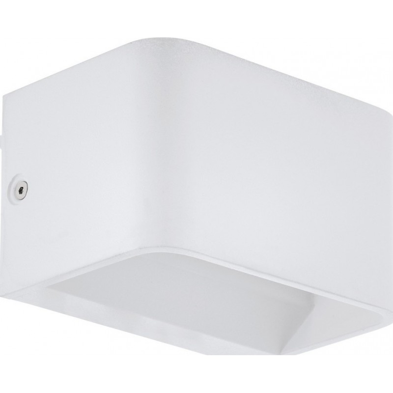 49,95 € 免费送货 | 室内壁灯 Eglo Sania 4 6W 3000K 暖光. 立方体 形状 13×8 cm. 浴室, 办公室 和 工作区. 现代的 和 设计 风格. 铝. 白色的 颜色
