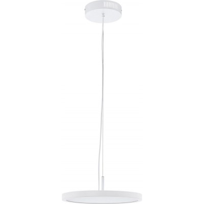 吊灯 Eglo Cerignola C 21W 2700K 非常温暖的光. 圆形的 形状 Ø 40 cm. 客厅, 厨房 和 饭厅. 现代的, 复杂的 和 设计 风格. 钢, 铝 和 塑料. 白色的 颜色