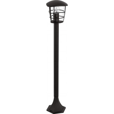 69,95 € Kostenloser Versand | Strassenlicht Eglo Aloria 60W 94×17 cm. Aluminium und plastik. Schwarz Farbe