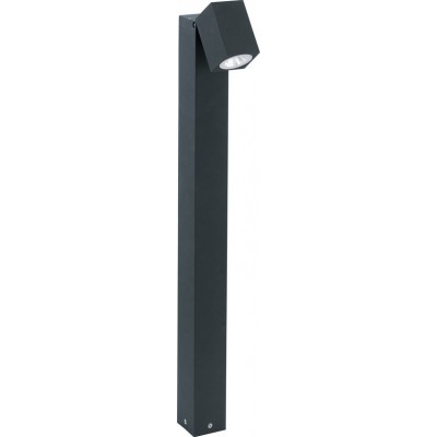 Luminous beacon Eglo Sakeda 5W 3000K Warm light. Cubic Shape 78×14 cm. Terrace, garden and pool. Modern and design Style. Aluminum. Anthracite and black Color