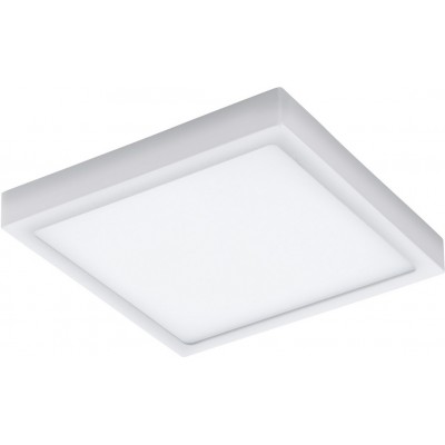 53,95 € Envío gratis | Lámpara de exterior Eglo Argolis 22W 3000K Luz cálida. 30×30 cm. Lámpara de pared y techo Aluminio y plástico. Color blanco