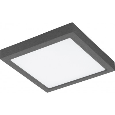 68,95 € Free Shipping | Outdoor lamp Eglo Argolis 22W 3000K Warm light. Square Shape 30×30 cm. Wall and ceiling lamp Terrace, garden and pool. Modern and design Style. Aluminum and plastic. Anthracite, white and black Color