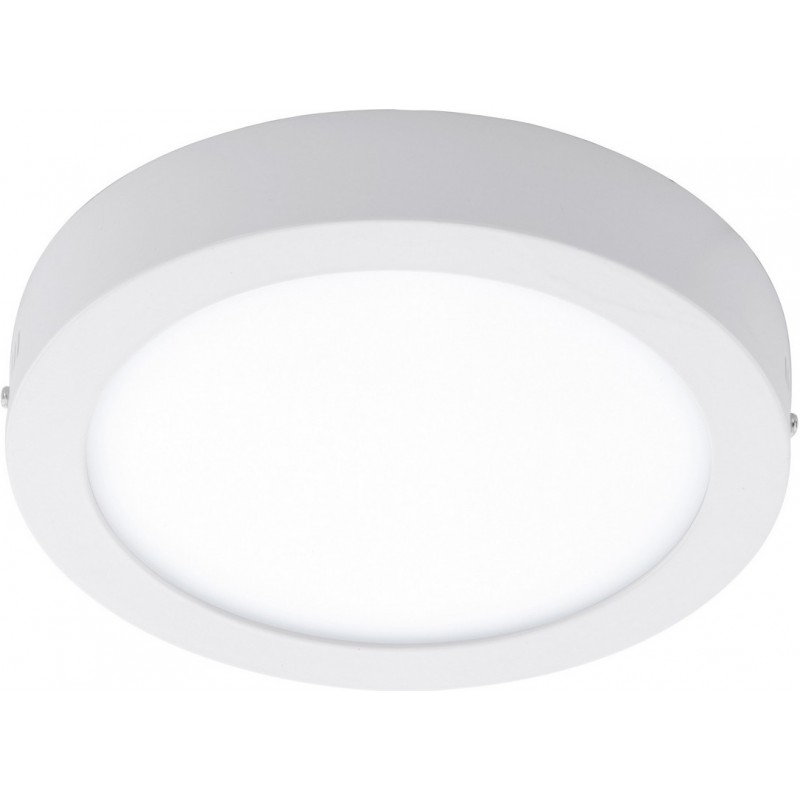94,95 € Free Shipping | Outdoor lamp Eglo Argolis C 16.5W 2700K Very warm light. Round Shape Ø 22 cm. Wall and ceiling lamp Terrace, garden and pool. Modern and design Style. Aluminum and plastic. White Color