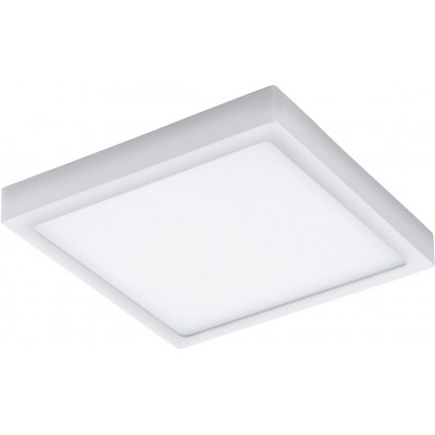 116,95 € Free Shipping | Outdoor lamp Eglo Argolis C 22W 2700K Very warm light. Square Shape 30×30 cm. Wall and ceiling lamp Terrace, garden and pool. Modern and design Style. Aluminum and plastic. White Color