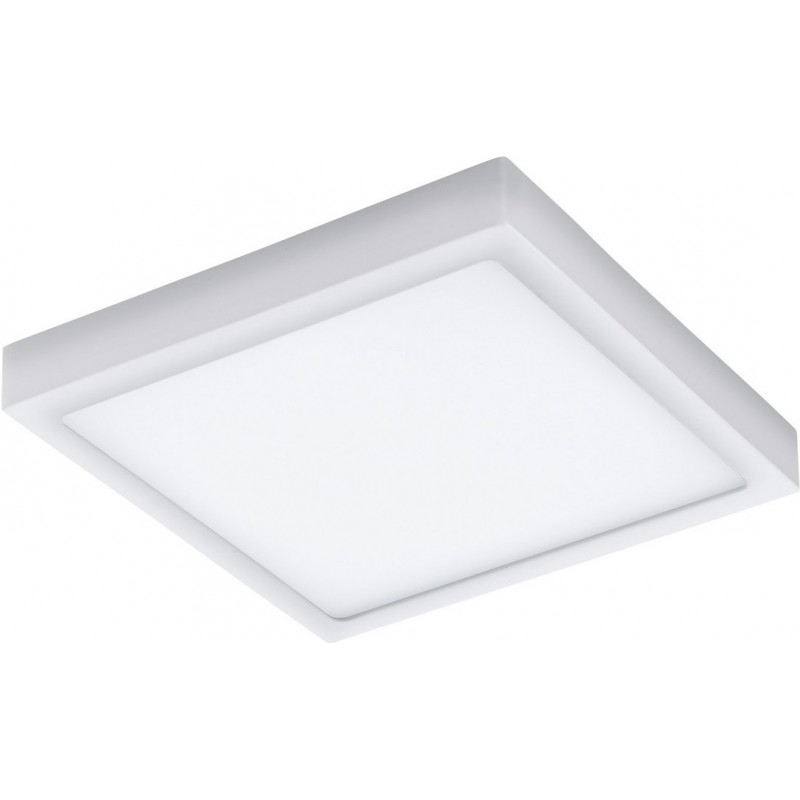 116,95 € Free Shipping | Outdoor lamp Eglo Argolis C 22W 2700K Very warm light. Square Shape 30×30 cm. Wall and ceiling lamp Terrace, garden and pool. Modern and design Style. Aluminum and plastic. White Color