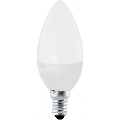 2個入りボックス LED電球 Eglo LM LED E14 4W E14 LED C37 3000K 暖かい光. 細長い 形状 Ø 3 cm. プラスチック. オパール カラー