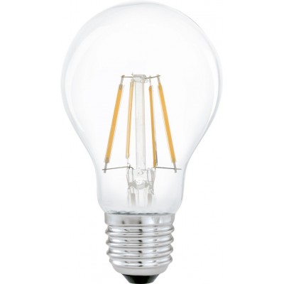 Lampadina LED Eglo LM LED E27 4W E27 LED A60 2700K Luce molto calda. Forma Sferica Ø 6 cm. Bicchiere