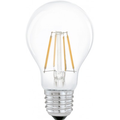 3,95 € Free Shipping | LED light bulb Eglo LM LED E27 4W E27 LED A60 2700K Very warm light. Ø 6 cm. Glass