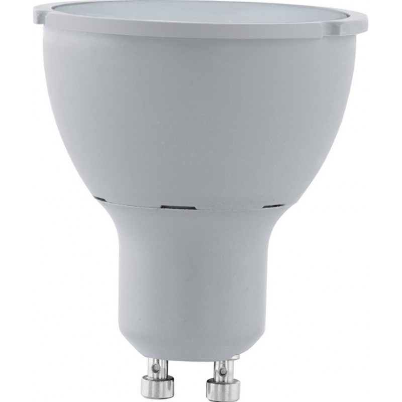 8,95 € Free Shipping | LED light bulb Eglo LM LED GU10 5W GU10 LED 4000K Neutral light. Conical Shape Ø 5 cm. Plastic