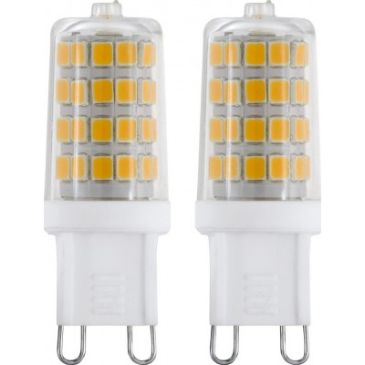 LED電球 Eglo LM LED G9 3W G9 LED 3000K 暖かい光. 円筒形 形状 Ø 1 cm. プラスチック