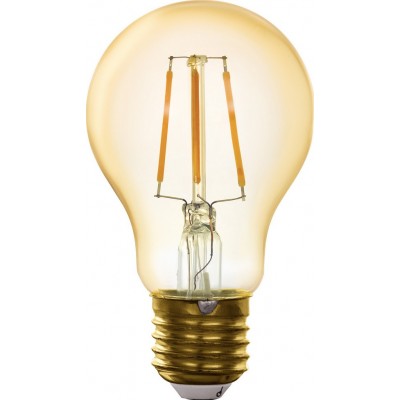 Ampoule LED télécommandée Eglo LM LED E27 3W E27 LED A60 2200K Lumière très chaude. Façonner Sphérique Ø 4 cm. Verre. Couleur orange