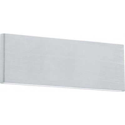 85,95 € Envío gratis | Aplique de pared interior Eglo Stars of Light Climene 8.5W 3000K Luz cálida. 26×8 cm. Aluminio y plástico. Color aluminio, blanco y plata