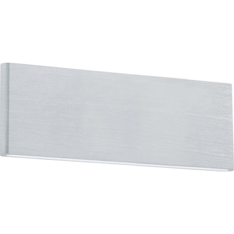 85,95 € Envío gratis | Aplique de pared interior Eglo Stars of Light Climene 8.5W 3000K Luz cálida. 26×8 cm. Aluminio y plástico. Color aluminio, blanco y plata