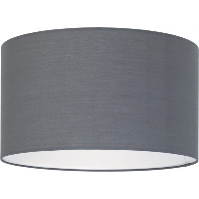 Lamp shade Eglo Nadina 1 Cylindrical Shape Ø 38 cm. Modern and design Style. Textile. Gray Color