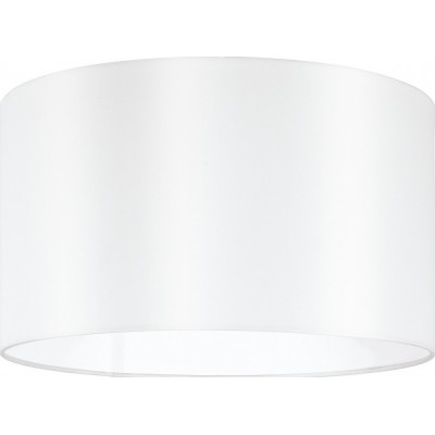 Schermo della lampada Eglo Nadina 1 Forma Cilindrica Ø 38 cm. Stile moderno e design. Tessile. Colore bianca