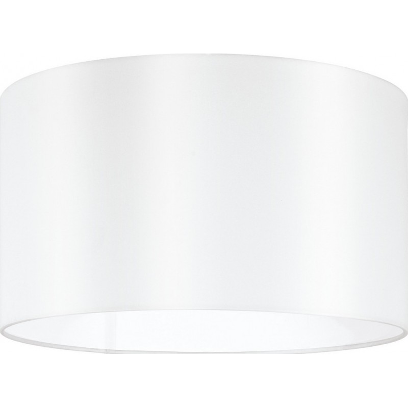 Lamp shade Eglo Nadina 1 Cylindrical Shape Ø 38 cm. Modern and design Style. Textile. White Color