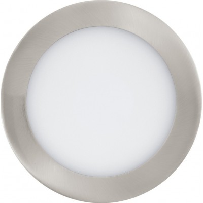 39,95 € Free Shipping | Recessed lighting Eglo Fueva C 10.5W 2700K Very warm light. Ø 17 cm. Metal casting and plastic. White, nickel and matt nickel Color