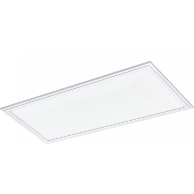 Panel LED Eglo Salobrena RGBW 21W LED 4000K Luz neutra. Forma Alargada 60×30 cm. Luminaria de celosía Estilo moderno. Aluminio y Plástico. Color blanco