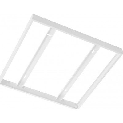 31,95 € Free Shipping | Lighting fixtures Eglo Salobrena 1 60×60 cm. Frame for ceiling luminaire installation Steel. White Color