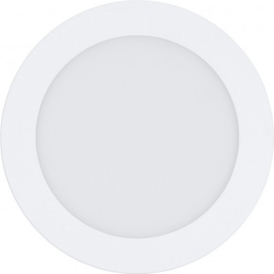 室内嵌入式照明 Eglo Fueva 1 10.9W 4000K 中性光. 圆形的 形状 Ø 17 cm. 厨房 和 浴室. 现代的 风格. 金属 和 塑料. 白色的 颜色