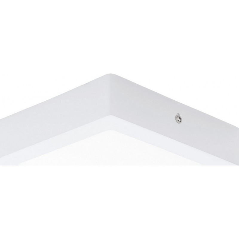 LED panel Eglo Fueva 1 11W LED 3000K Warm light. Square Shape 17×17 cm. Modern Style. Metal casting and plastic. White Color