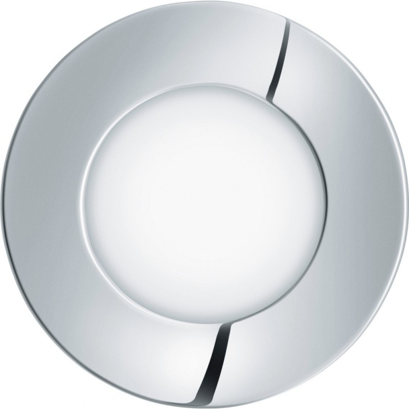 Recessed lighting Eglo Fueva 1 2.7W 4000K Neutral light. Round Shape Ø 8 cm. Sophisticated Style. Metal casting and plastic. White, plated chrome and silver Color