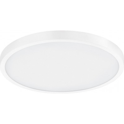 99,95 € 免费送货 | LED面板 Eglo Fueva 1 25W LED 3000K 暖光. 圆形的 形状 Ø 40 cm. 现代的 风格. 铝 和 塑料. 白色的 颜色