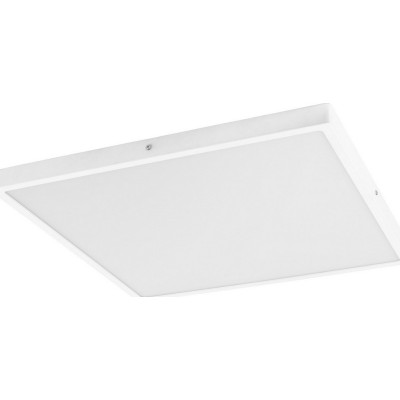 Panneau LED Eglo Fueva 1 25W LED 3000K Lumière chaude. Façonner Carré 50×50 cm. Style moderne. Aluminium et Plastique. Couleur blanc