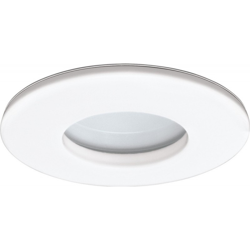 室内嵌入式照明 Eglo Margo LED 5W 3000K 暖光. 圆形的 形状 Ø 8 cm. 厨房 和 浴室. 现代的 风格. 铝 和 塑料. 白色的 和 缎 颜色
