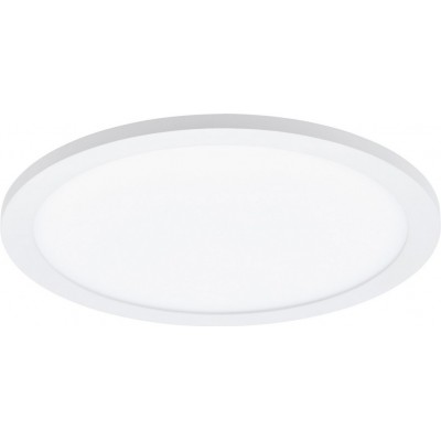 93,95 € Free Shipping | Indoor ceiling light Eglo Sarsina 17W 4000K Neutral light. Round Shape Ø 30 cm. Kitchen and bathroom. Modern Style. Aluminum and plastic. White Color