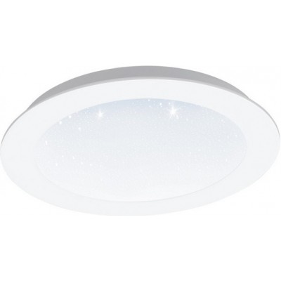 83,95 € Free Shipping | Indoor ceiling light Eglo Fiobbo 14W 3000K Warm light. Spherical Shape Ø 22 cm. Kitchen and bathroom. Modern Style. Steel and Plastic. White Color