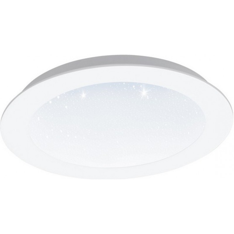 83,95 € Free Shipping | Indoor ceiling light Eglo Fiobbo 14W 3000K Warm light. Spherical Shape Ø 22 cm. Kitchen and bathroom. Modern Style. Steel and Plastic. White Color