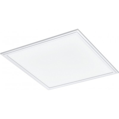 室内顶灯 Eglo Salobrena 1 21W 4000K 中性光. 正方形 形状 45×45 cm. 厨房, 大堂设施 和 浴室. 现代的 风格. 铝 和 塑料. 白色的 颜色