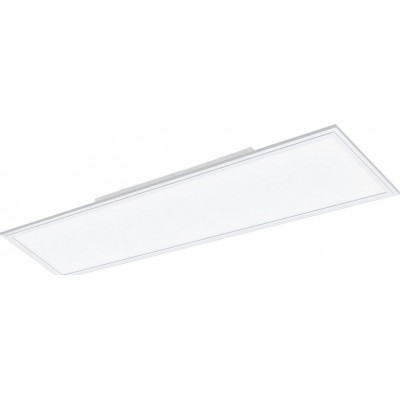 139,95 € Free Shipping | Indoor ceiling light Eglo Salobrena M 33W 4000K Neutral light. Extended Shape 120×30 cm. Kitchen, lobby and bathroom. Modern Style. Aluminum and plastic. White Color
