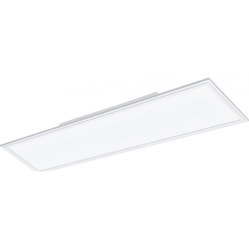 173,95 € Free Shipping | Indoor ceiling light Eglo Salobrena M 33W 4000K Neutral light. Extended Shape 120×30 cm. Kitchen, lobby and bathroom. Modern Style. Aluminum and plastic. White Color