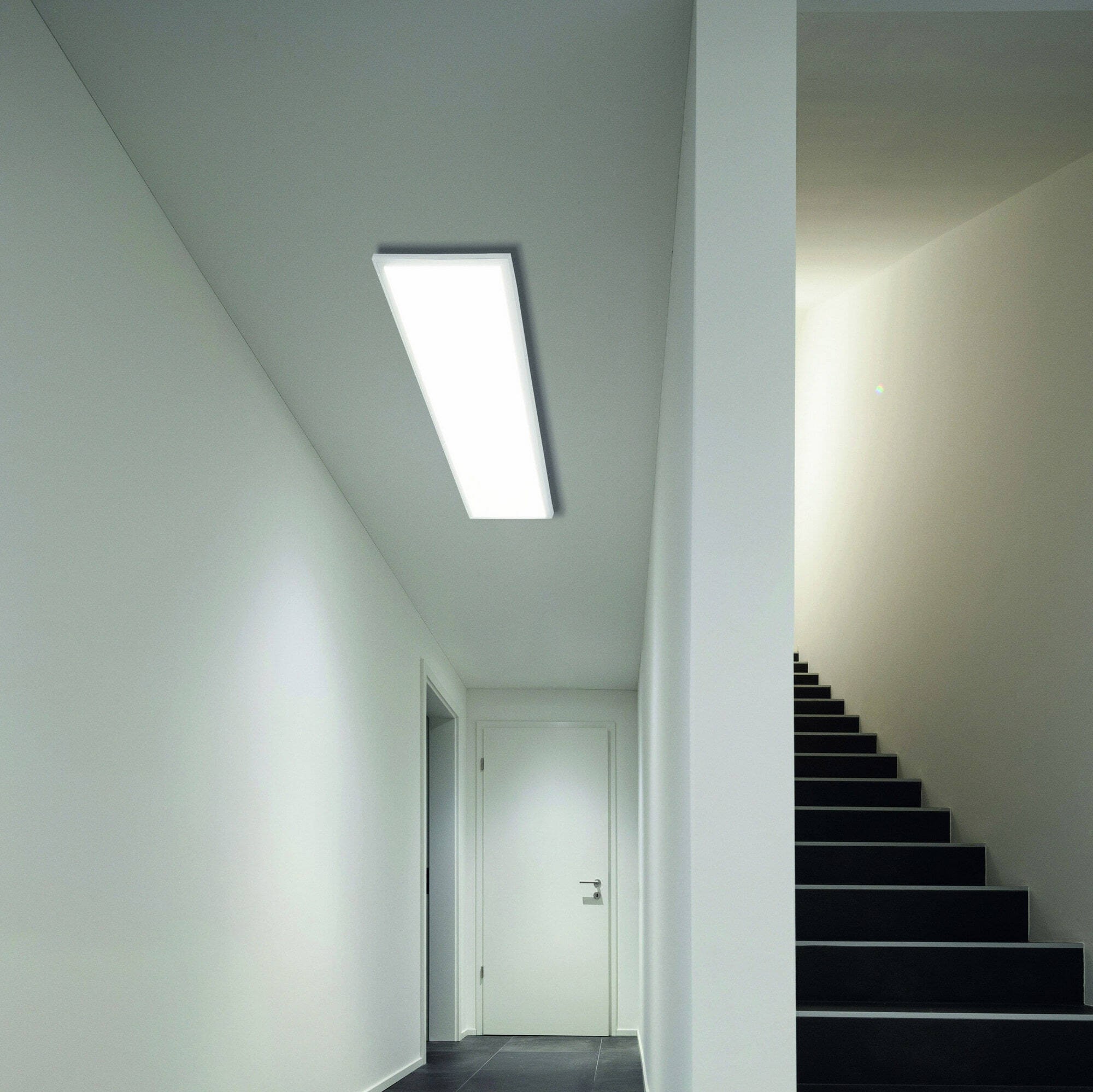 164,95 € Envio grátis | Luz de teto interna Eglo Salobrena M 33W 4000K Luz neutra. 120×30 cm. Alumínio e plástico. Cor branco