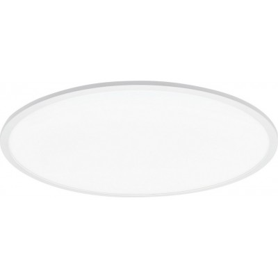 249,95 € Free Shipping | Indoor ceiling light Eglo Sarsina 35W 4000K Neutral light. Round Shape Ø 80 cm. Classic Style. Aluminum and plastic. White Color