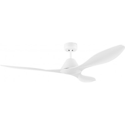 239,95 € Free Shipping | Ceiling fan Eglo Antibes Ø 132 cm. Steel. White and matte white Color