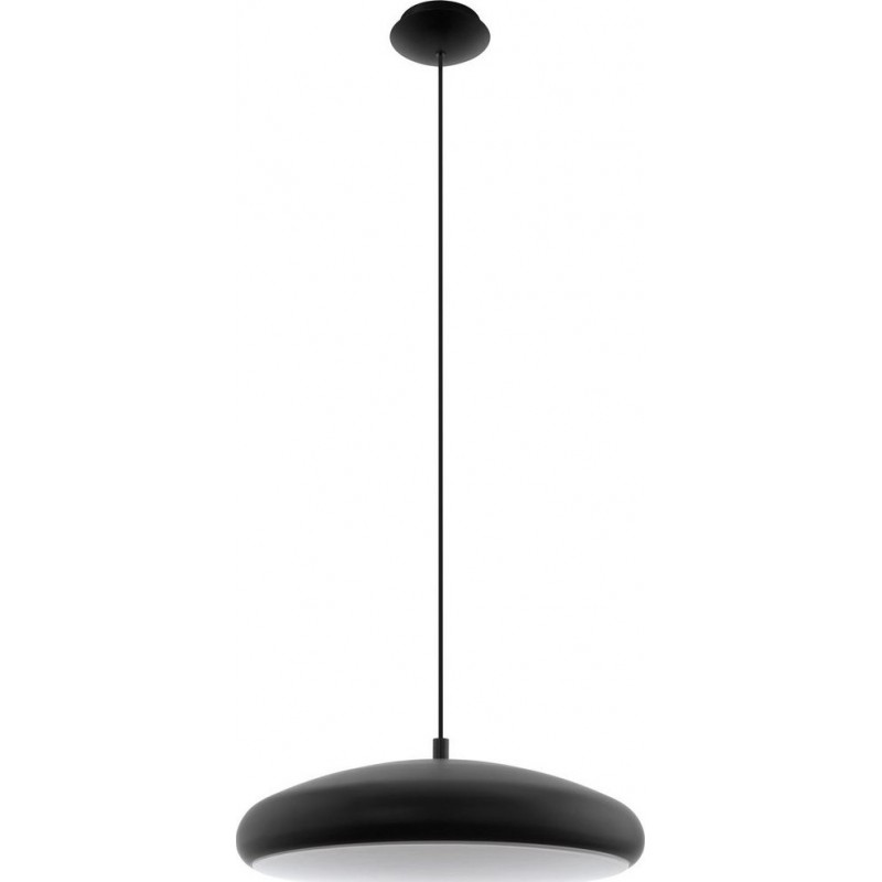 179,95 € Free Shipping | Hanging lamp Eglo Riodeva C Round Shape Ø 44 cm. Living room, kitchen and dining room. Modern and design Style. Steel and Plastic. White and black Color