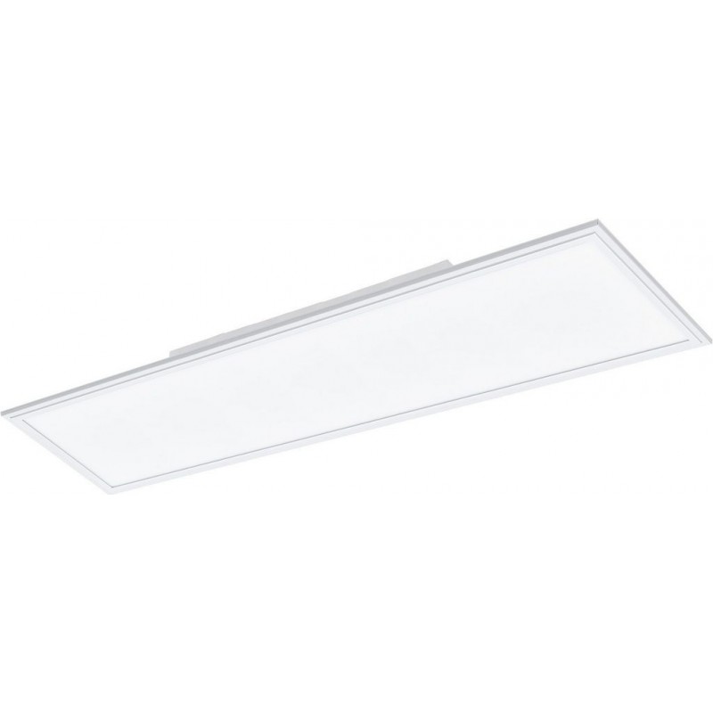 209,95 € 免费送货 | LED面板 Eglo Salobrena A LED 拉长的 形状 120×30 cm. 天花灯 厨房, 浴室 和 办公室. 现代的 风格. 铝 和 塑料. 白色的 颜色