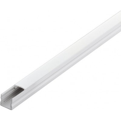Accesorios de iluminación Eglo Surface Profile 2 100×2 cm. Perfilería de superficie para iluminación Aluminio y Plástico. Color blanco