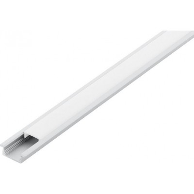 23,95 € Free Shipping | Decorative lighting Eglo Recessed Profile 1 200×2 cm. Recessed profiles for lighting Aluminum and plastic. White Color