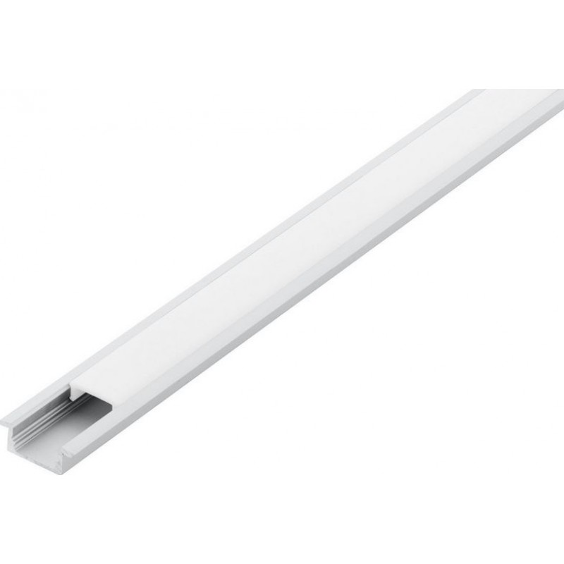 28,95 € Envío gratis | Accesorios de iluminación Eglo Recessed Profile 1 200×2 cm. Perfilería empotrable para iluminación Aluminio y Plástico. Color blanco