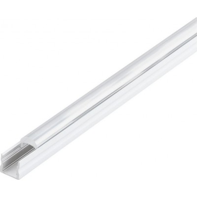Accesorios de iluminación Eglo Surface Profile 3 200×2 cm. Perfilería de superficie para iluminación Aluminio y Plástico. Color blanco